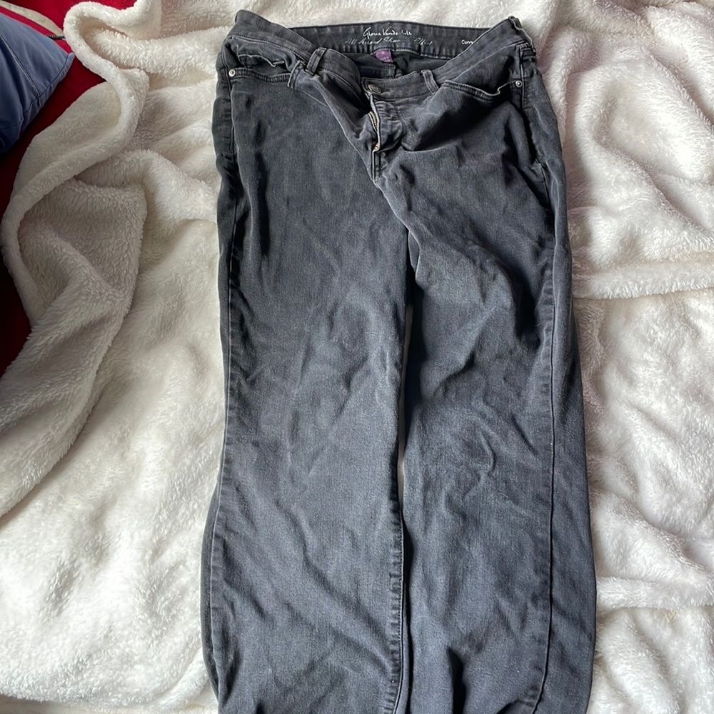 Gloria Vanderbilt Dark Gray Slim Leg Jeans
